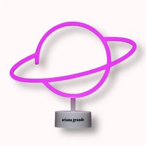 Ariana Grande REM Saturn neon desk light